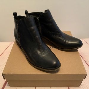 Lucky Brand black leather boots